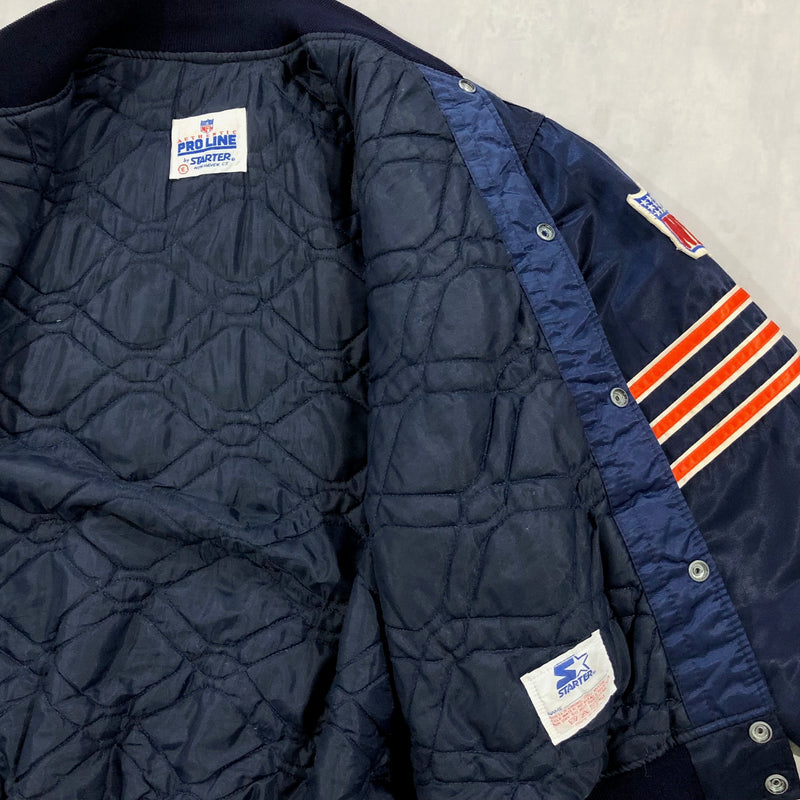 Vintage Starter NFL Satin Jacket Chicago Bears USA (XL/SHORT)