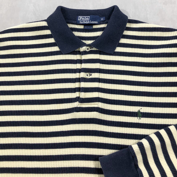 Vintage Polo Ralph Lauren Waffle Knit Sweater (XL)