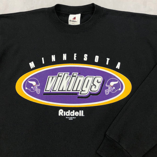 Vintage Riddell Sweatshirt 1998 NFL Minnesota Vikings (L)