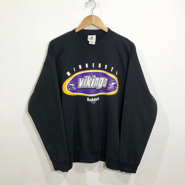 Vintage Riddell Sweatshirt 1998 NFL Minnesota Vikings (L)