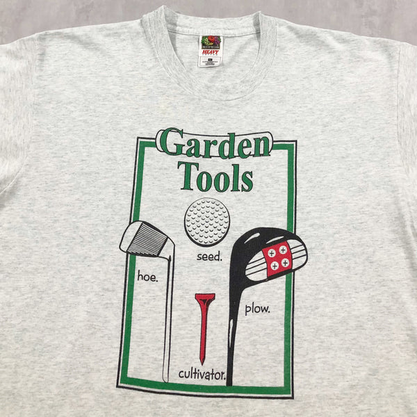 Vintage Fruit of the Loom T-Shirt Garden Tools (XL)