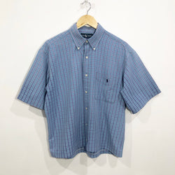 [REWORKED] Polo Ralph Lauren Cropped Shirt (L)