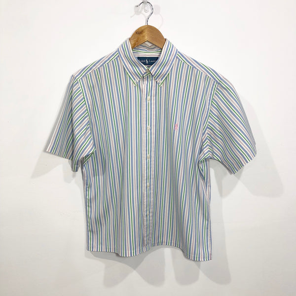 [REWORKED] Polo Ralph Lauren Cropped Shirt (M)