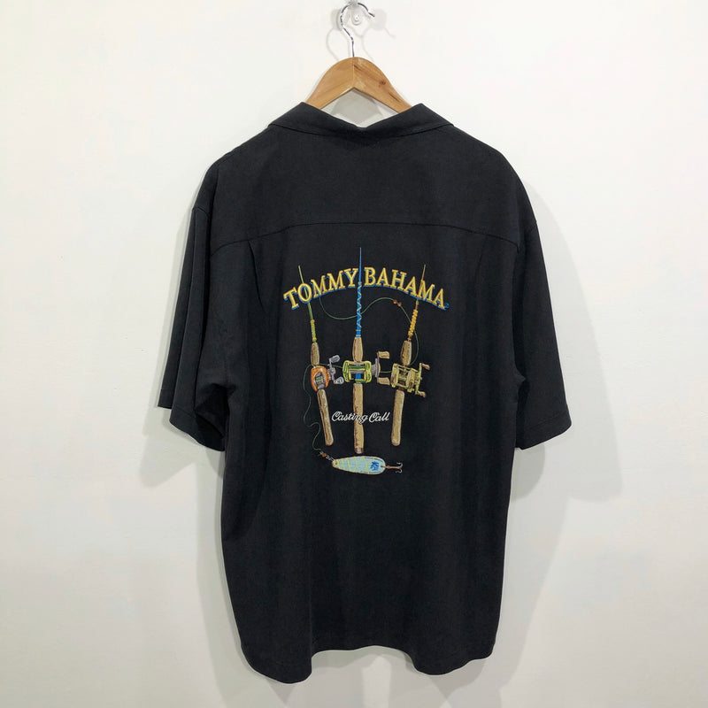 Tommy Bahama Hawaiian Shirt (L/BIG)