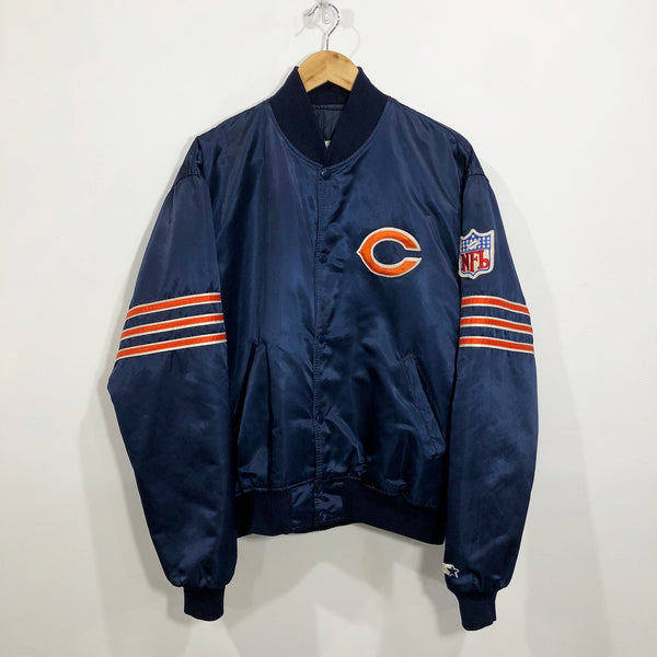 Vintage Starter NFL Satin Jacket Chicago Bears USA (XL/SHORT)