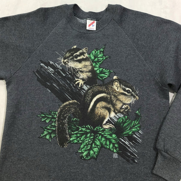 Vintage Jerzees Sweatshirt Squirrels USA (W/M)