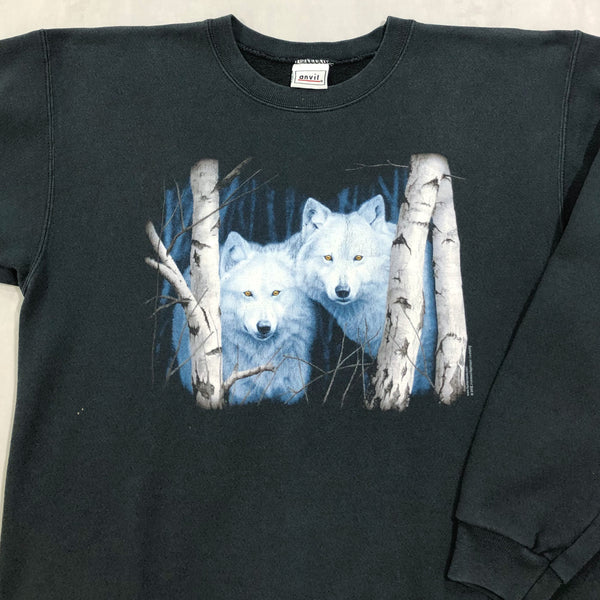 Vintage Anvil Sweatshirt Wolves (M)