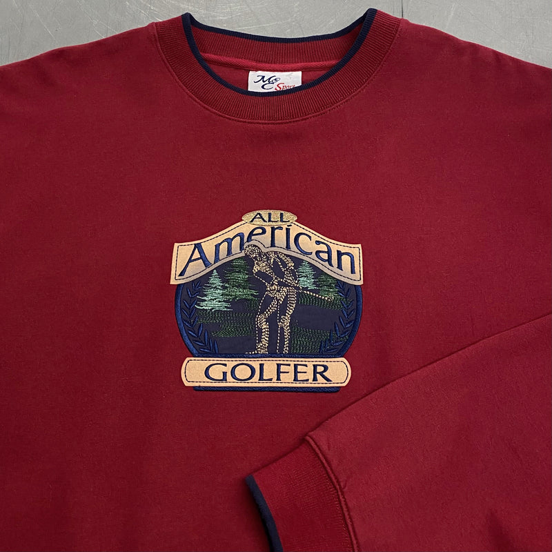 Vintage Sweatshirt All American Golfer (XL)