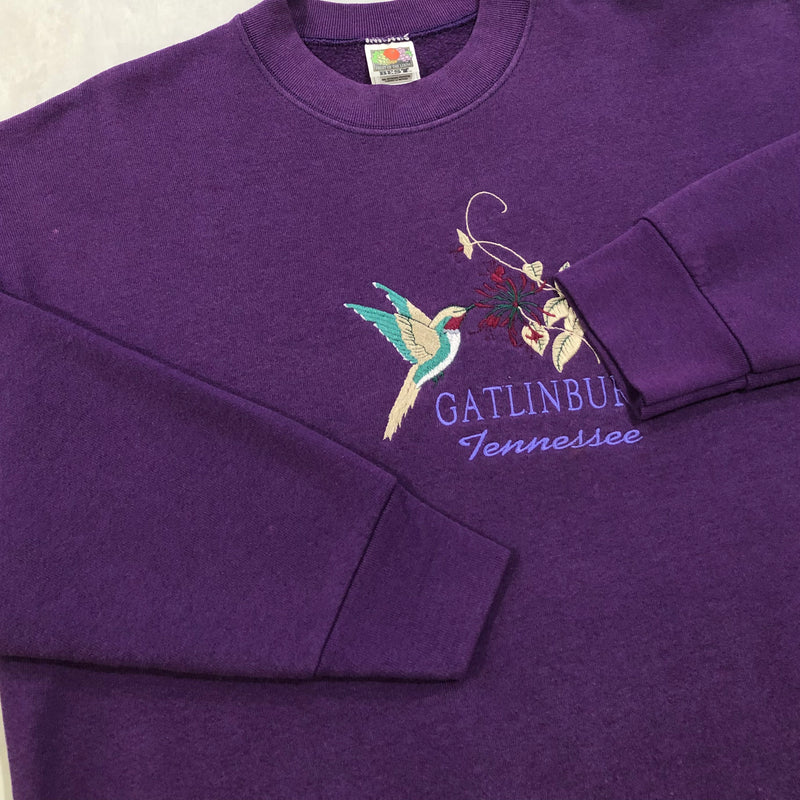 Vintage Fruit of the Loom Sweatshirt Gatlinbugh (L/SHORT)