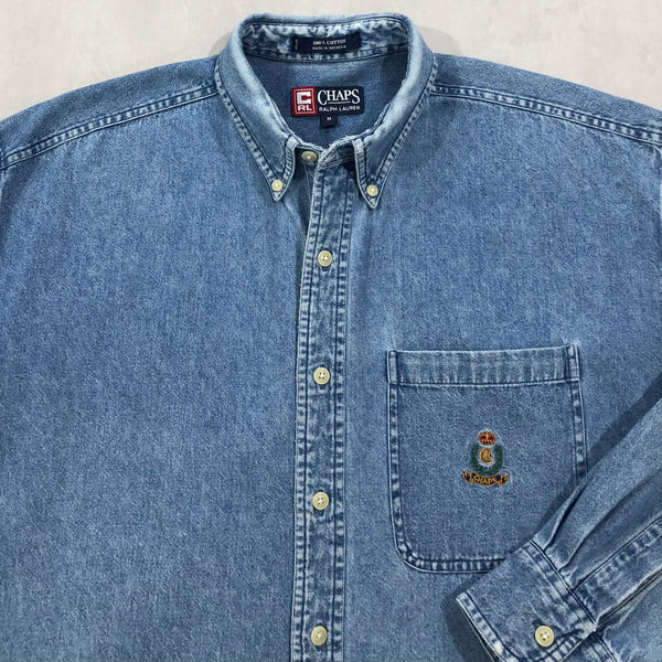 Vintage Chaps Ralph Lauren Denim Shirt (M)