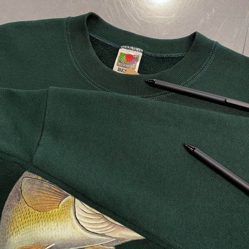 Fruit of The Loom Sweatshirt Largemouth Bass (XL)