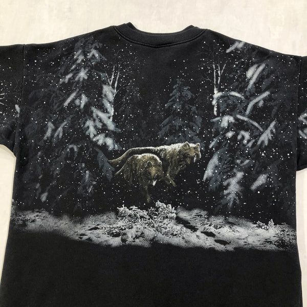 Vintage Sweatshirt Winter Wolves USA (M)