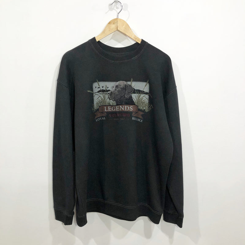Croft & Barrow Sweatshirt Loyal Reliable Legends (L)