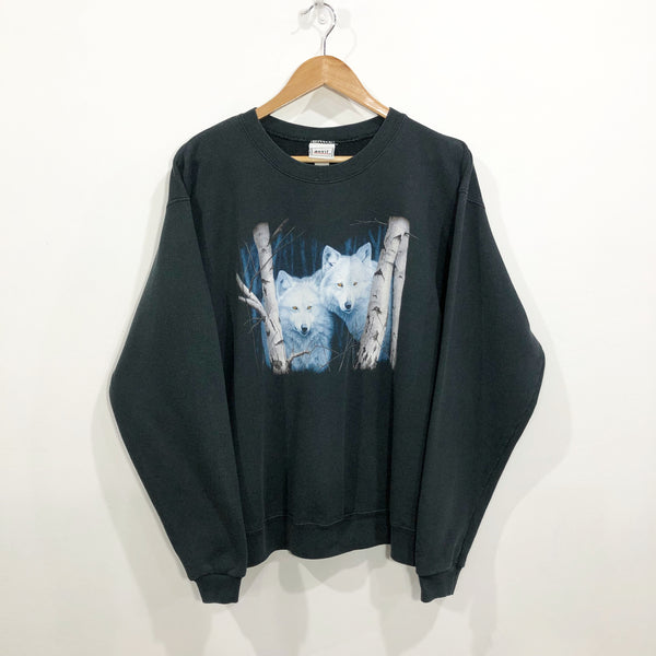Vintage Anvil Sweatshirt Wolves (M)