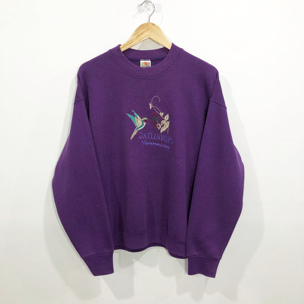 Vintage Fruit of the Loom Sweatshirt Gatlinbugh (L/SHORT)