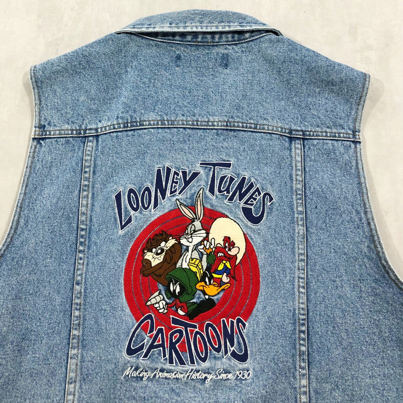 Vintage Warner Bros Denim Jacket 1996 Looney Tunes (W/M)