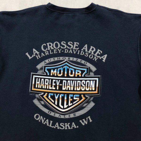 Harley Davidson Sweatshirt Onalaska Wisconsin USA (2XL)