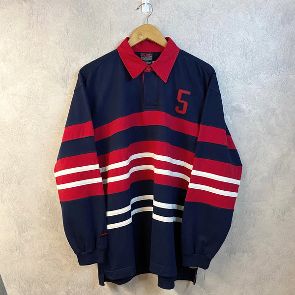 Vintage Fubu Rugby Polo Shirt (M)