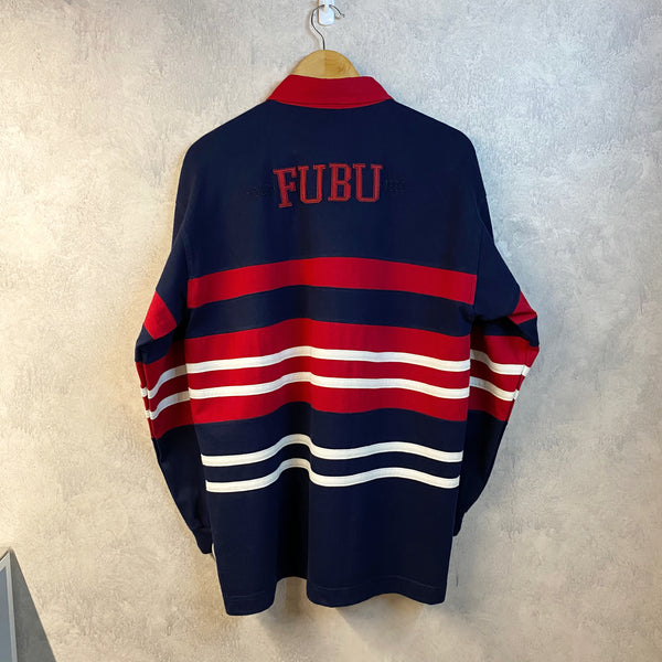 Vintage Fubu Rugby Polo Shirt (M)