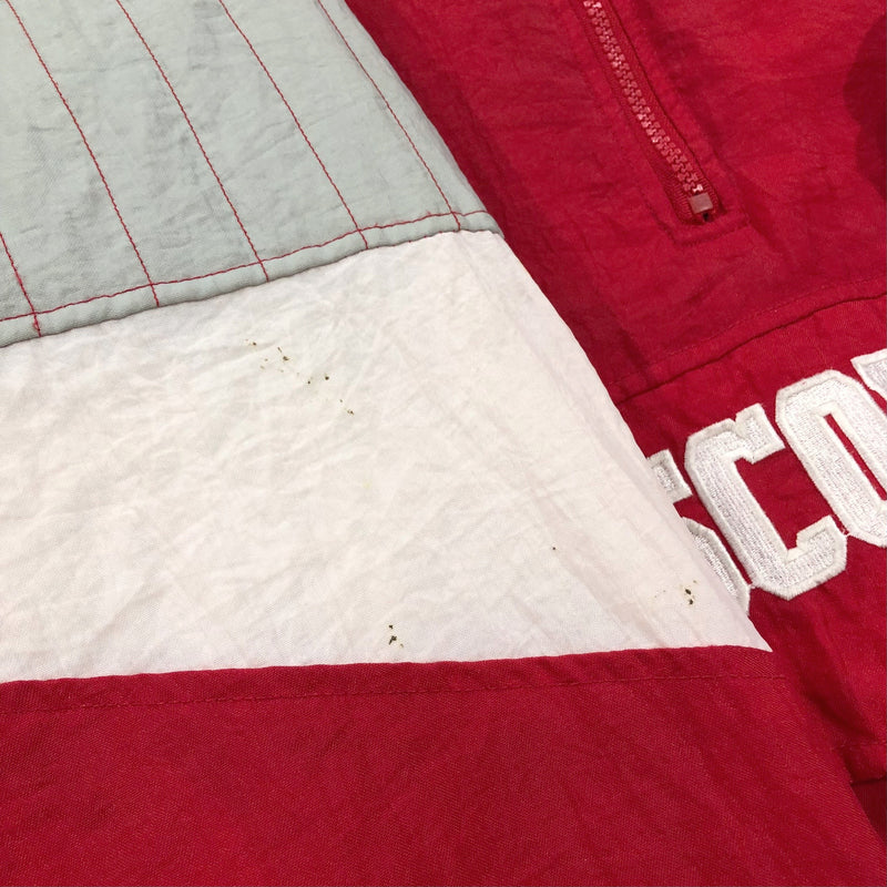 Vintage Starter Jacket Wisconsin Uni Badgers (L/BIG)