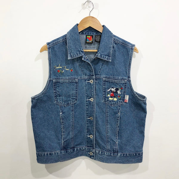 Vintage Disney Denim Vest (W/L)