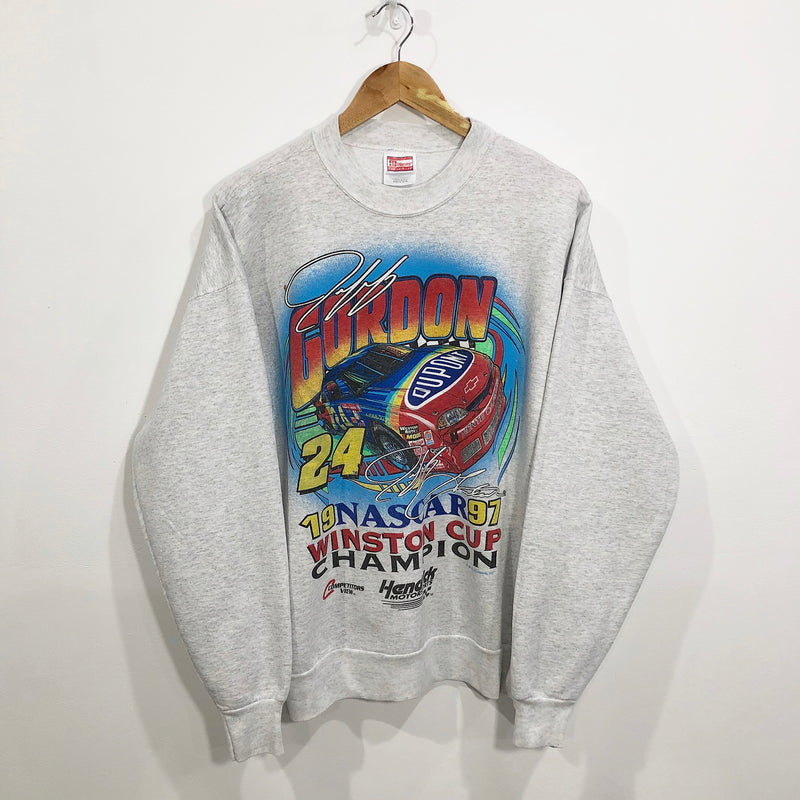 Vintage Hanes Sweatshirt 1997 Nascar Winston Cup (L/BIG)