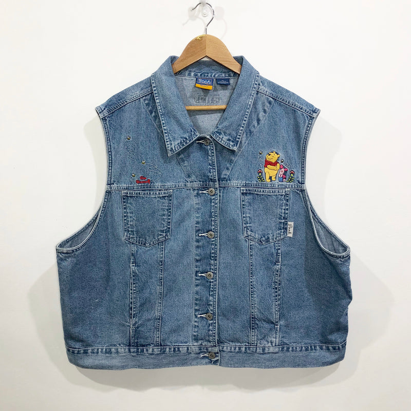 Vintage Disney Denim Vest (W/4XL)