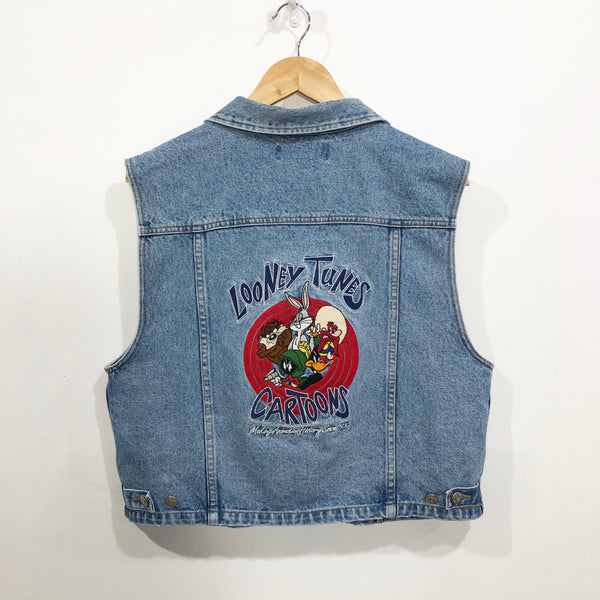 Vintage Warner Bros Denim Jacket 1996 Looney Tunes (W/M)
