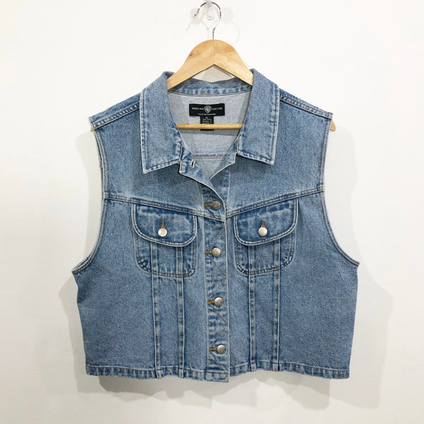 Vintage Warner Bros Denim Jacket 1996 Looney Tunes (W/M)