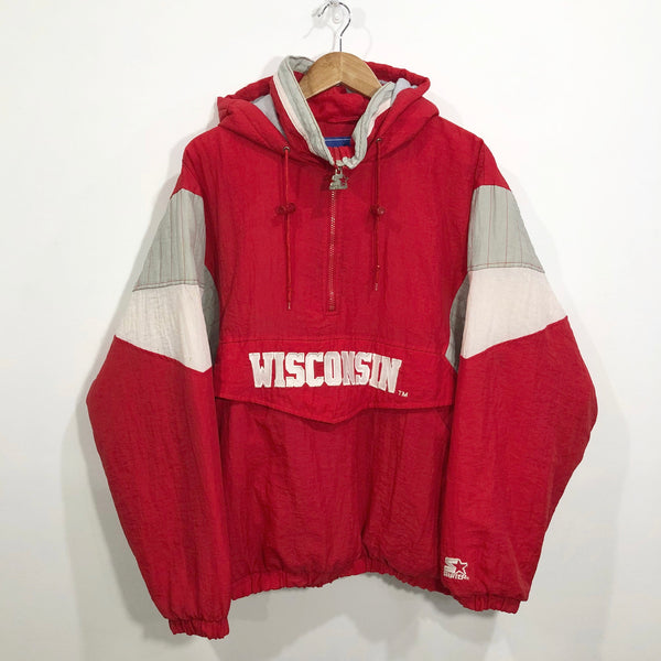 Vintage Starter Jacket Wisconsin Uni Badgers (L/BIG)