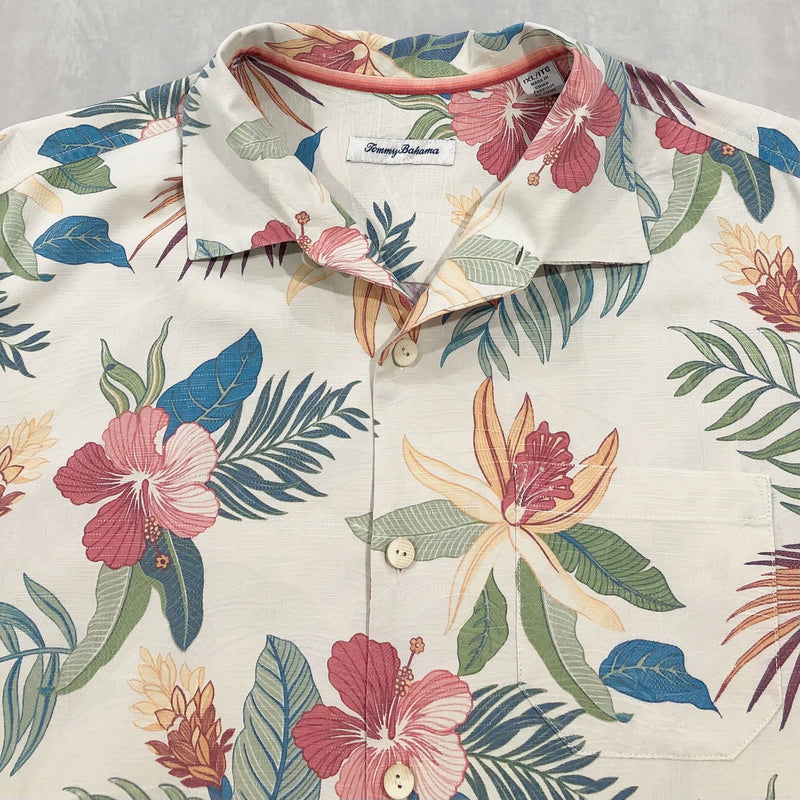 Tommy Bahama Hawaiian Shirt (2XL)