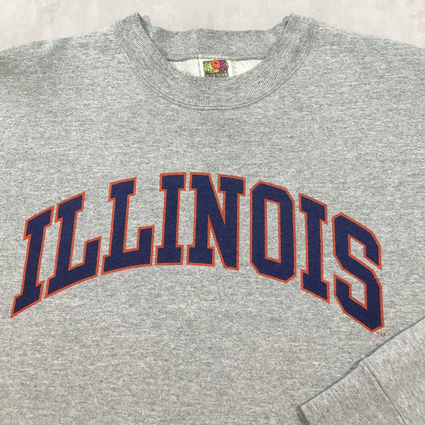 Fruit of the Loom Sweatshirt Illinois Uni (XL/BIG-2XL)