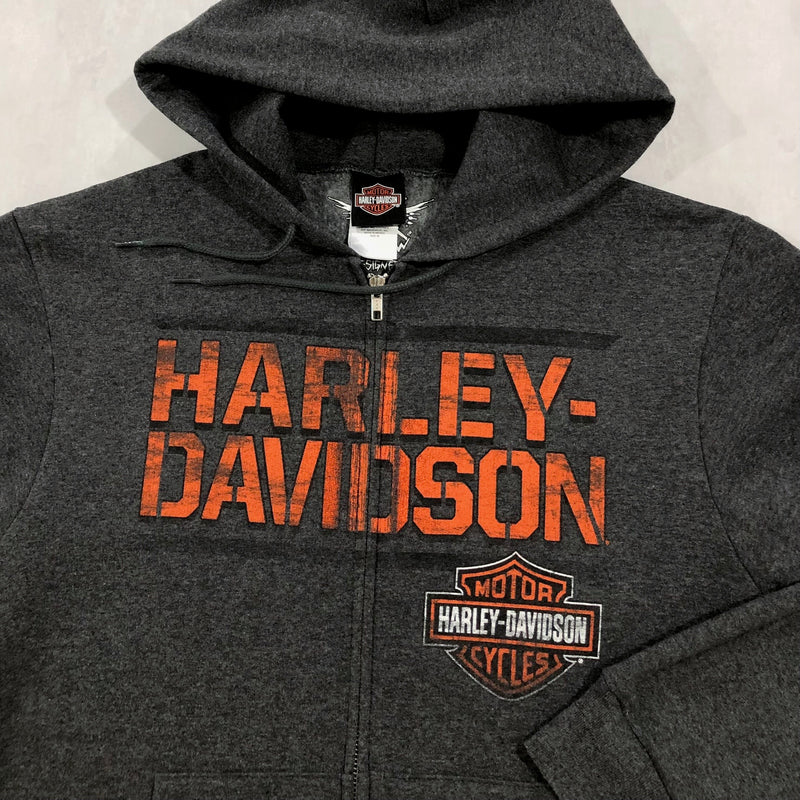 Harley Davidson Hoodie Zip Eureka California (M)