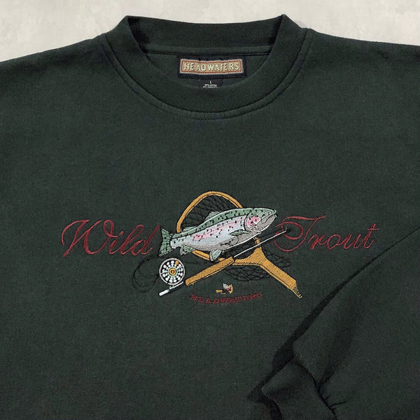 Vintage Sweatshirt Wild Trout (L)
