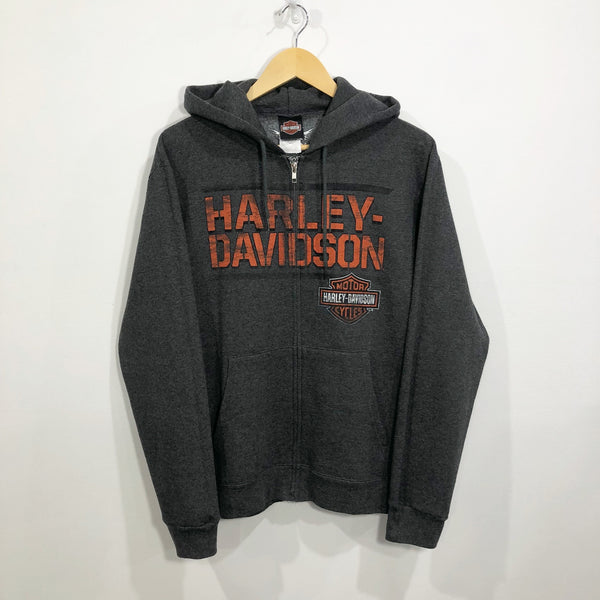 Harley Davidson Hoodie Zip Eureka California (M)
