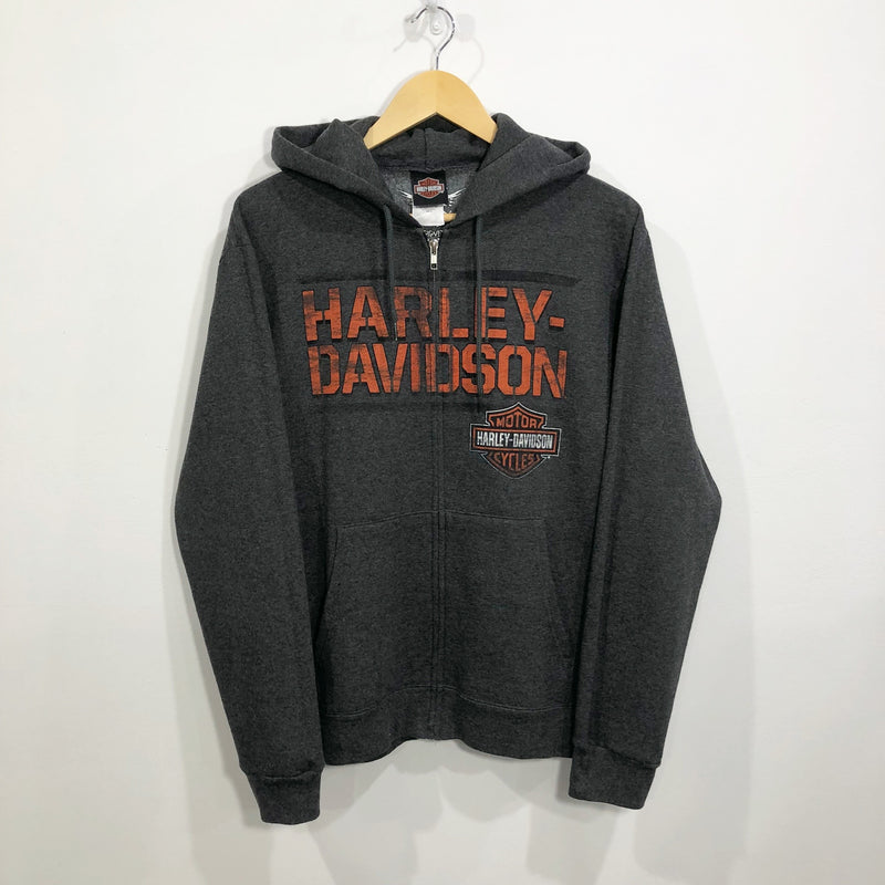 Harley Davidson Hoodie Zip Eureka California (M)