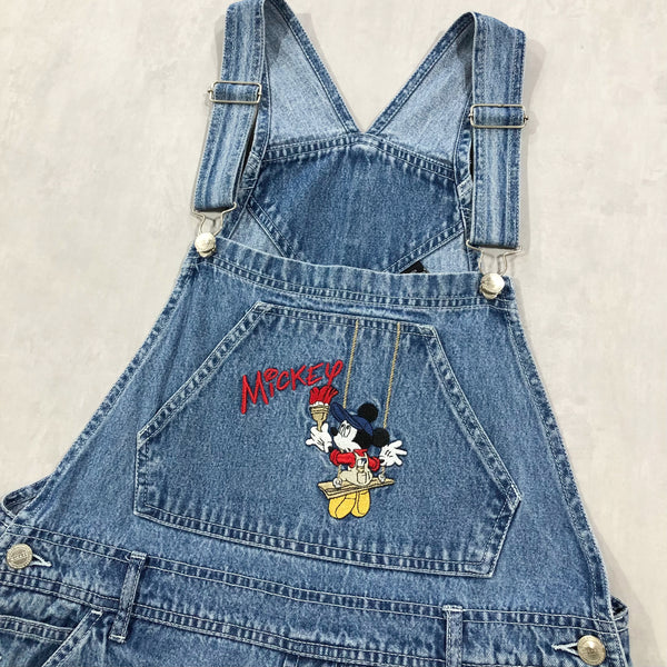 Vintage Disney Denim Overalls Mickey (W/L)