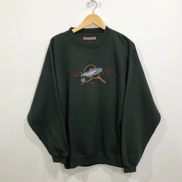 Vintage Sweatshirt Wild Trout (L)