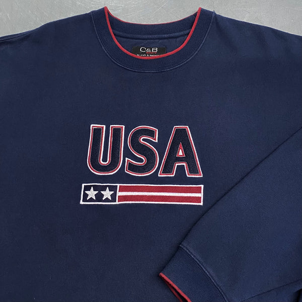 Vintage Croft & Barrow Sweatshirt USA (XL/BIG-2XL)