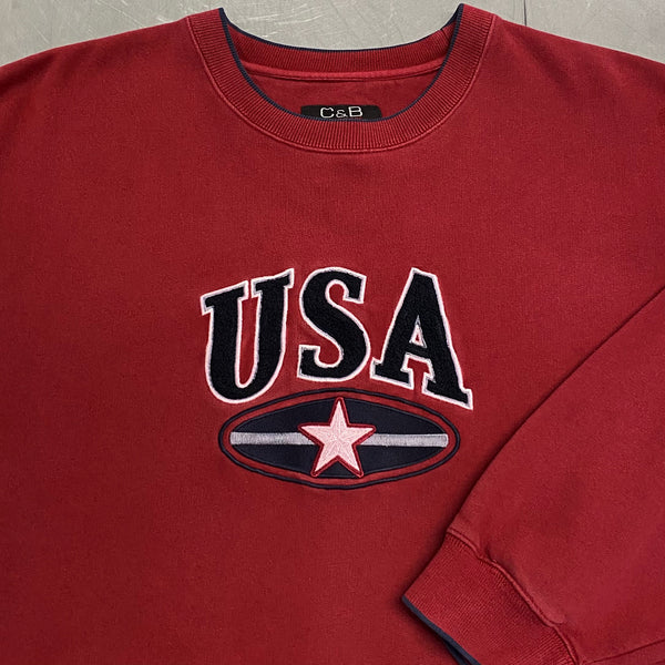 Vintage Croft & Barrow Sweatshirt USA (2XL/BIG)