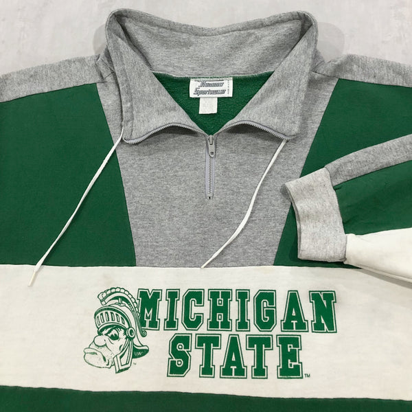 Vintage Pullover Sweatshirt Michigan State Uni Spartans USA (XL)