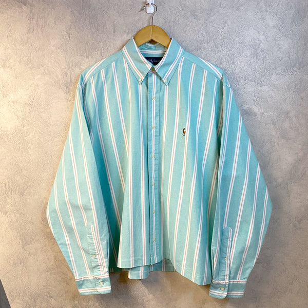 [REWORKED] Polo Ralph Lauren Cropped Shirt (XL)