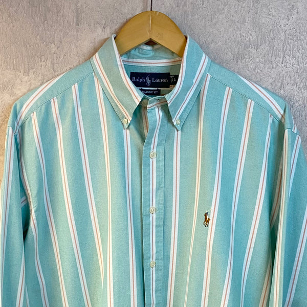 [REWORKED] Polo Ralph Lauren Cropped Shirt (XL)