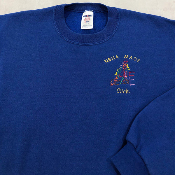 Vintage Jerzees Sweatshirt National Barrel Horse Association (XL)