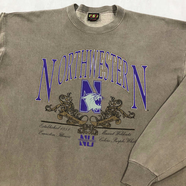 Vintage Sweatshirt Northwestern Uni Wildcats USA (2XL)