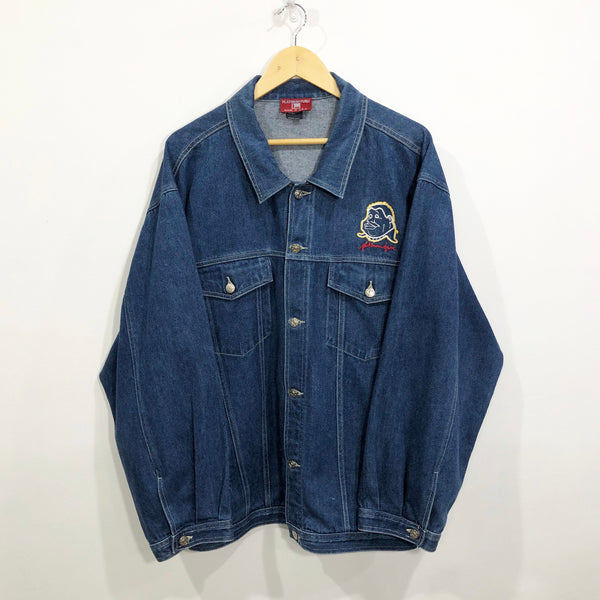 Vintage Fubu Platinum Denim Jacket USA (XL)