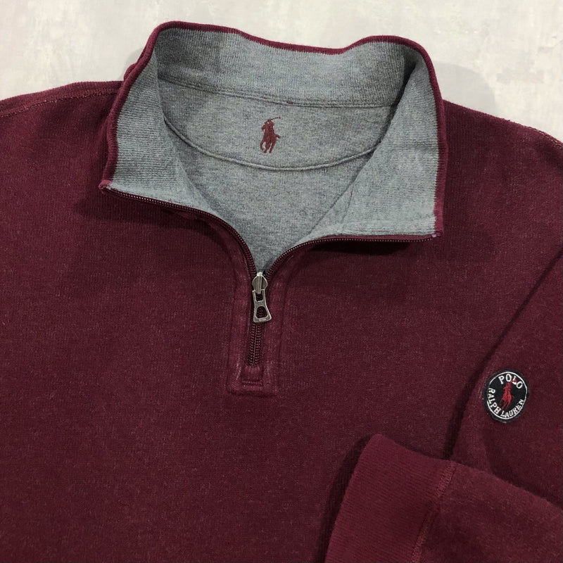 Polo Ralph Lauren Reversible Knit Quarter Zip (2XL/BIG)