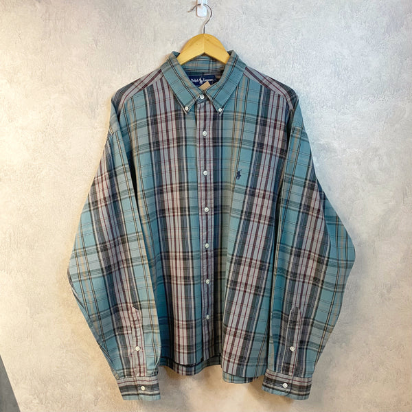 [REWORKED] Polo Ralph Lauren Cropped Shirt (2XL)