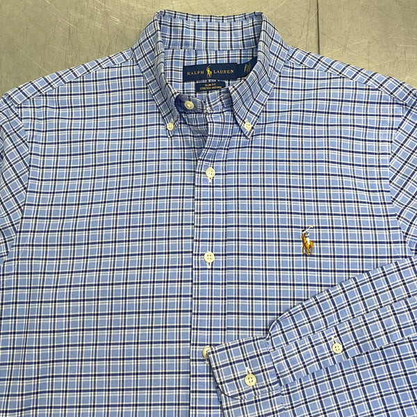 [REWORKED] Polo Ralph Lauren Cropped Shirt (XS)