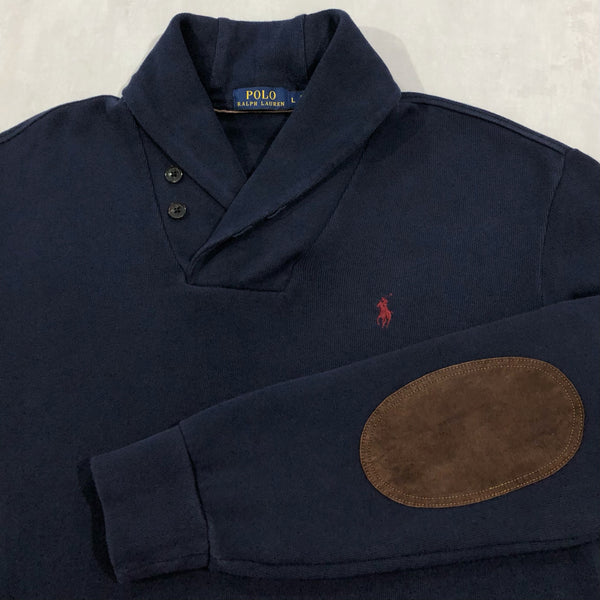 Polo Ralph Lauren Shawl Knit Sweater (L/BIG)